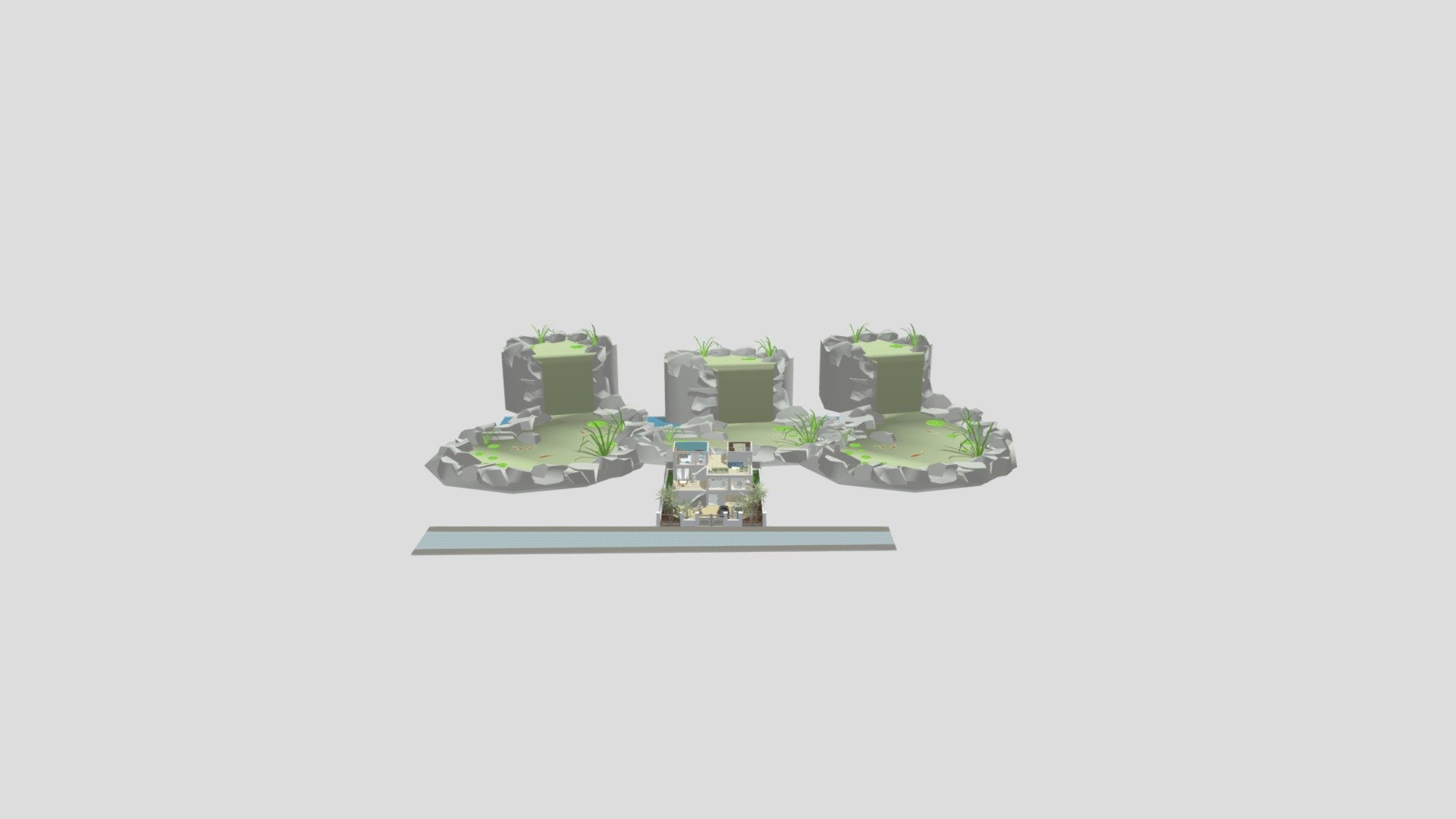 Petite casa de la playa — Sketchfab embed 3D viewer
