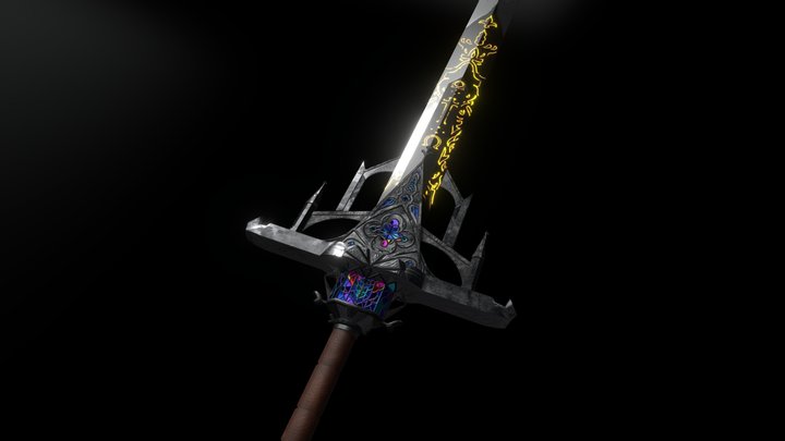 Cathedral sword 3D Model