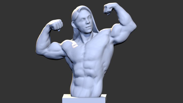 self-portrait anatomy study 3D Model