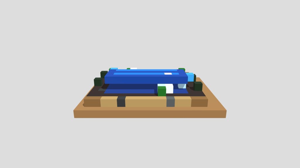 Small Lake - Voxel 32x32 (Animated)