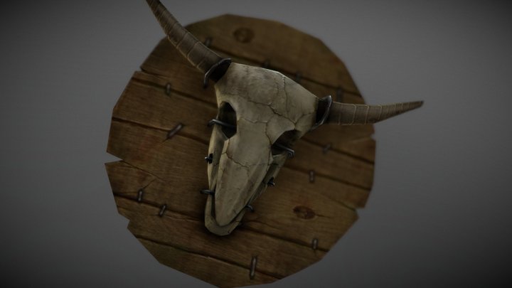 Barbarian Shield 3D Model