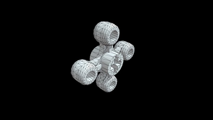 Knob Cog Gear Wheel 3D Model