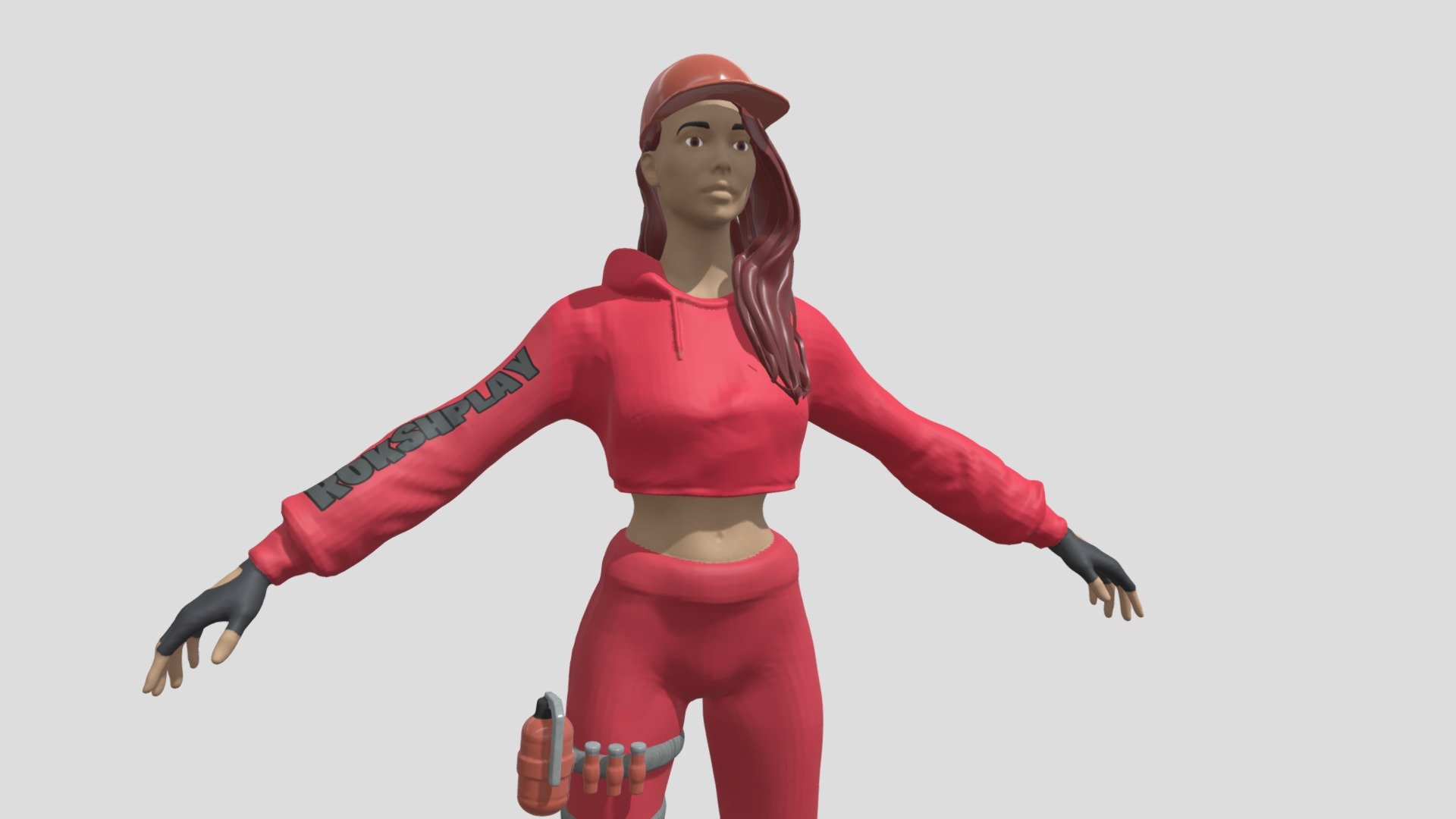 Ruby - Fortnite skin 3d - 3D model by byRokshplayModels (@MarcJuarez ...