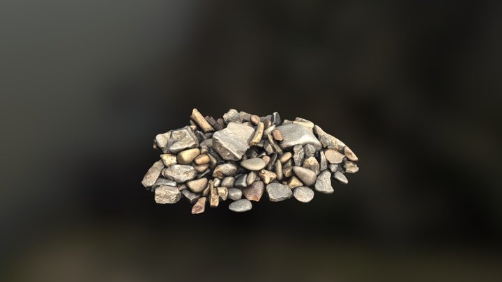 Rock Pile Scan 3D Model