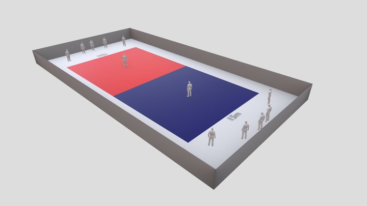 Multiplayer VR Arena - Wantage Leisure Centre 3D Model