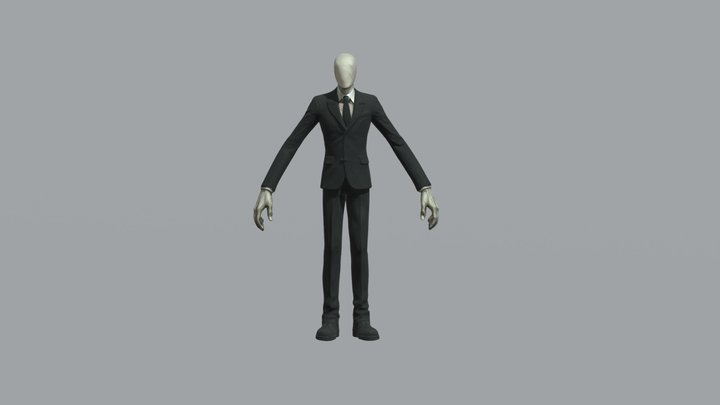 SlenderMan Bon 3D Model