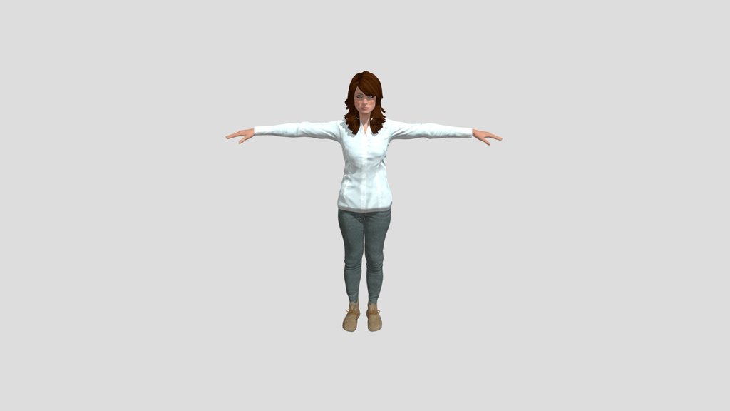 Phasmophobia white shirt model