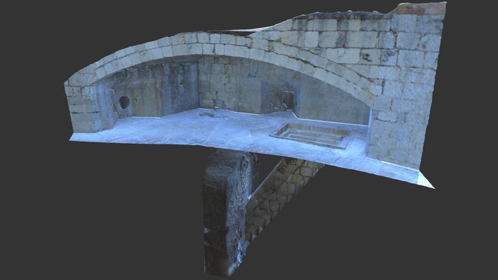 Escalera acceso plaza de armas, Los Vélez 3D Model