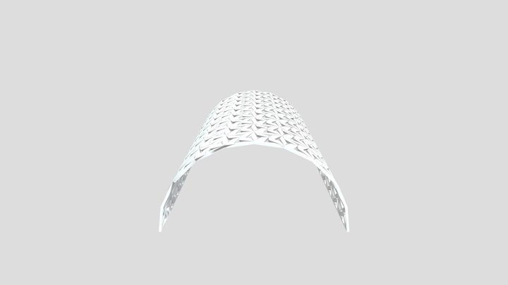 GROUPE-E-CHARPENTE-RÉSILLE-PavillonTunnel 3D Model