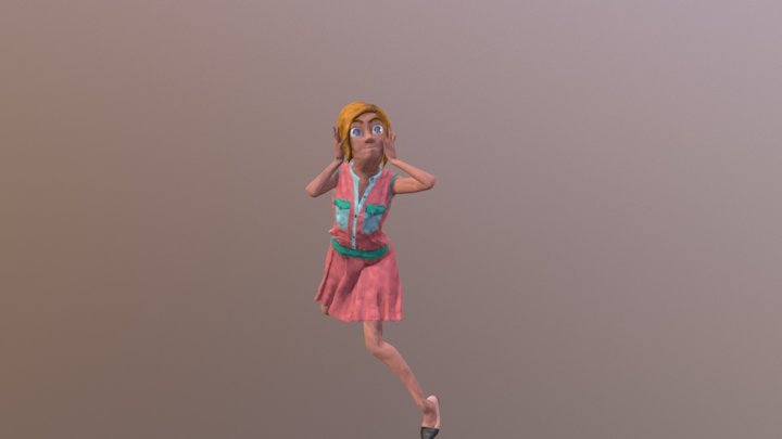 Camfil_Worry_Girl 3D Model