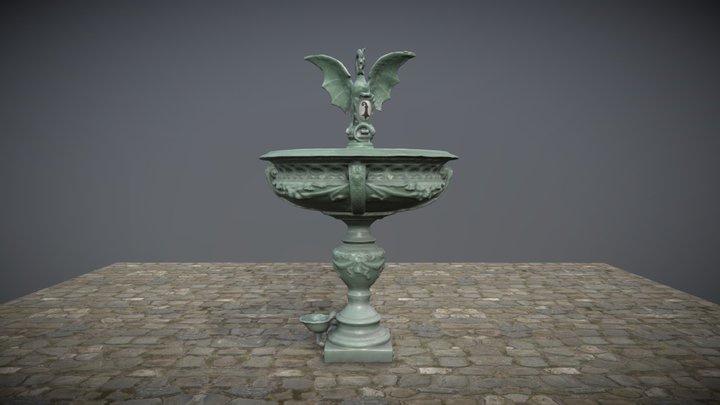 Basiliskenbrunnen 3D Model