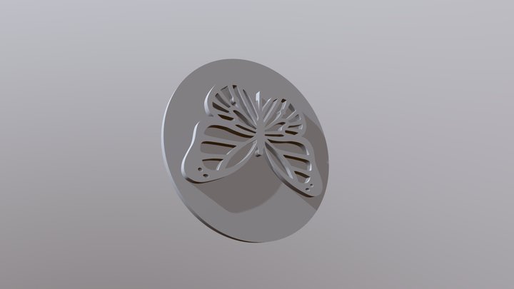 Butterfly_Pin_Insert 3D Model