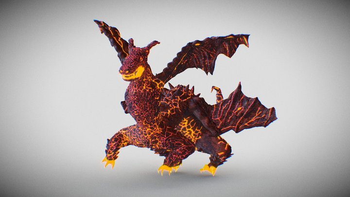 Dragon Magma 3D Model