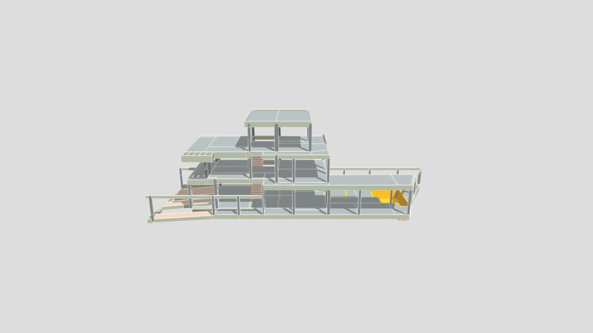 ESTRUTURA - RIVIERA DEL SOL LT 11 QD O - 3D