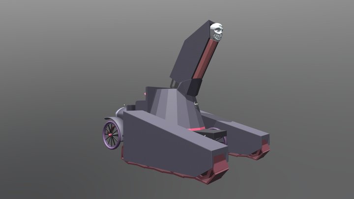 電光荷車 - Blitzgarford 3D Model