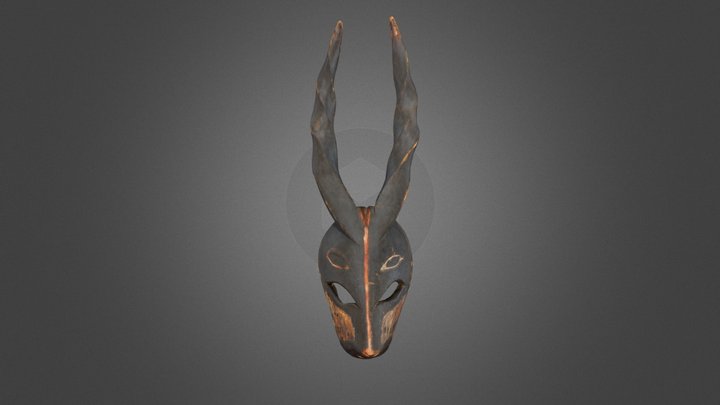 Karikpo Mask (antelope) 3D Model