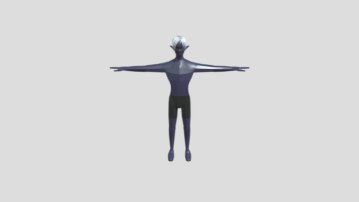 Elf Body 3D Model