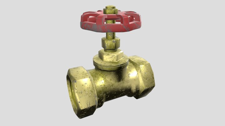 Bronze Valve 3D Model