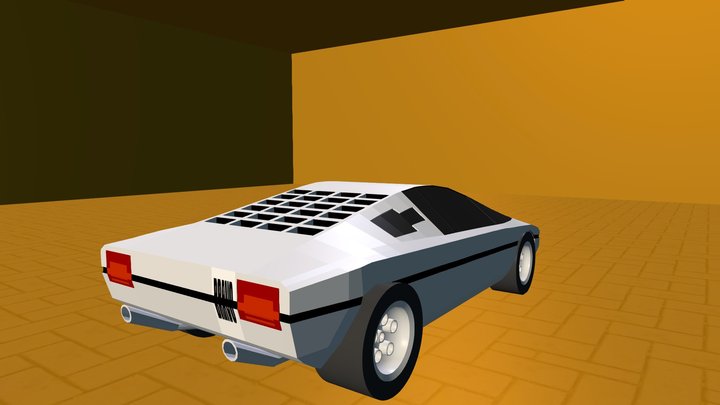 Lambo Bravo 1974 3D Model