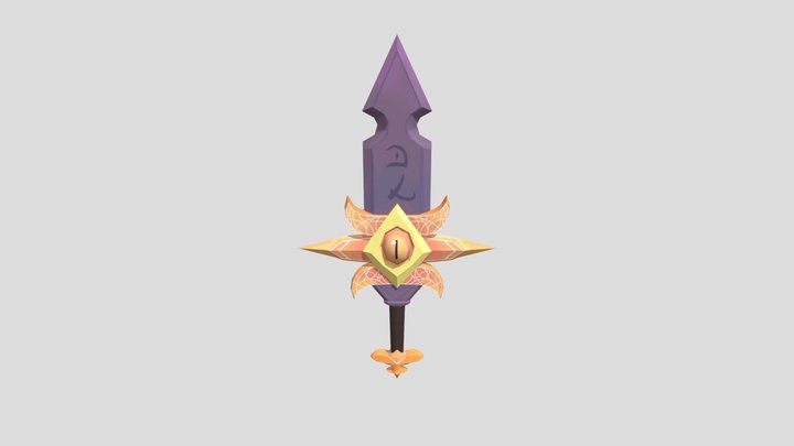 Cultist sword 3D Model