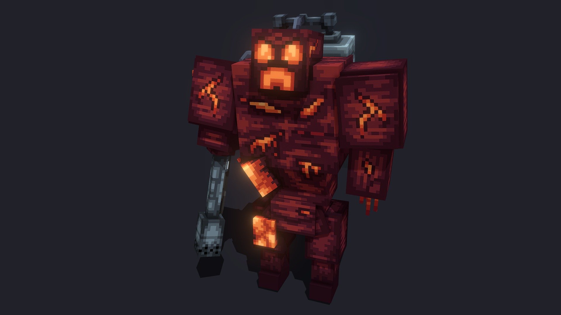 Magma creeper - 3D model by sergonsergo [4f0cf92] - Sketchfab