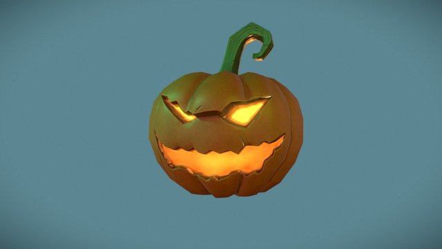 Scary Pumpkin 3D Model