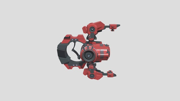 \XYZ_SciFi_Gun_Details 3D Model
