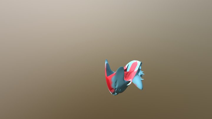 Split Skull 3D Model
