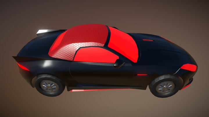 Jaguar F-Type Convertible 3D Model