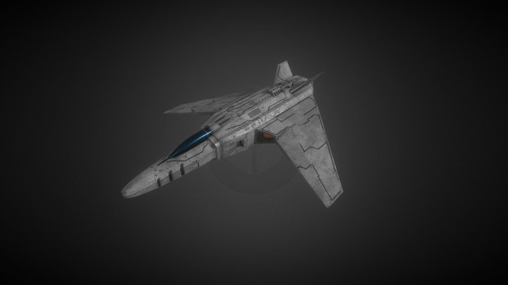 EXF-2023 "Vanguard" Liberty VHF fighter 3D Model