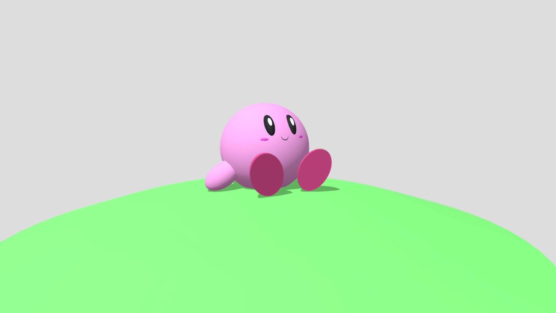 Kirby Download Free 3d Model By Daniels0204 4f0faea Sketchfab 4461