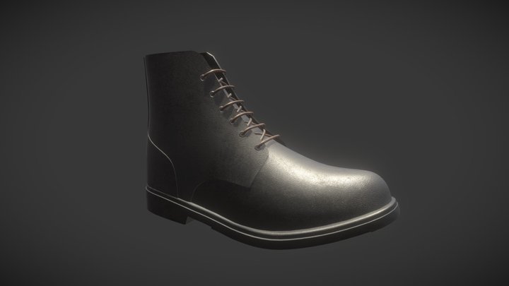 Derby Shoe 3D Model