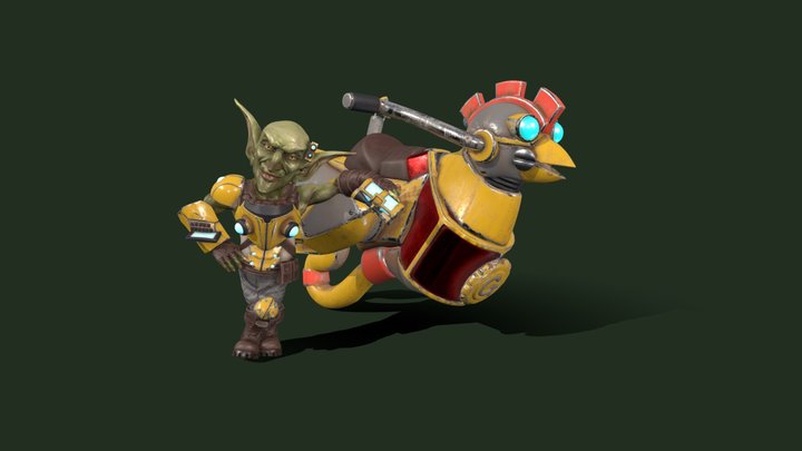 Goblin time traveler 3D Model