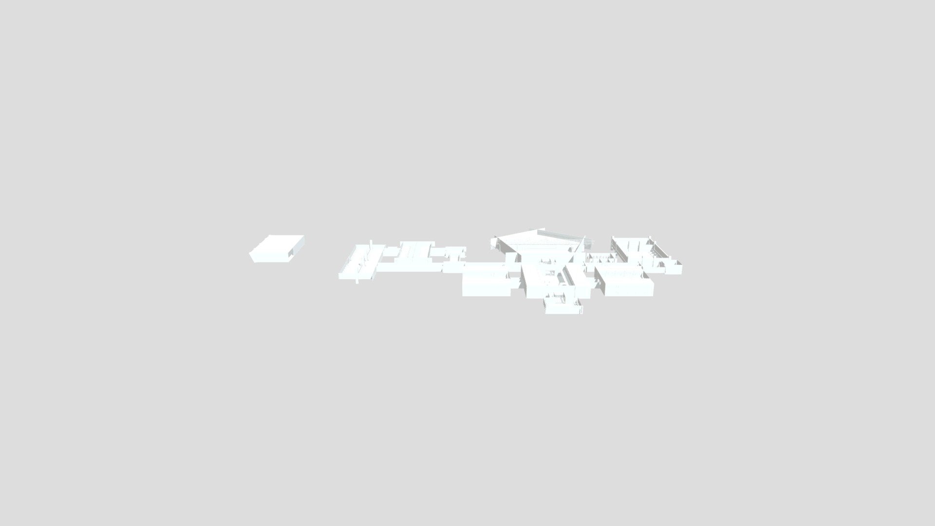 Correctional facility / Prison complex detailed - 3D model by ...