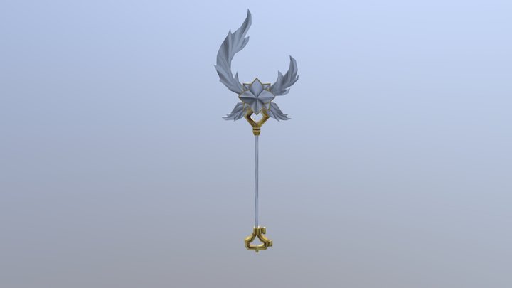 Star Guardian Soraka Staff 3D Model