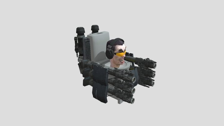 g-toilet_3_0_skibidi_toilet_gman 3D Model