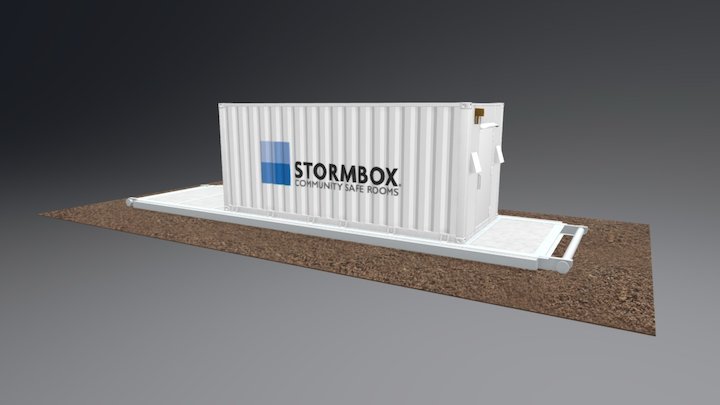 20ft skid 3D Model