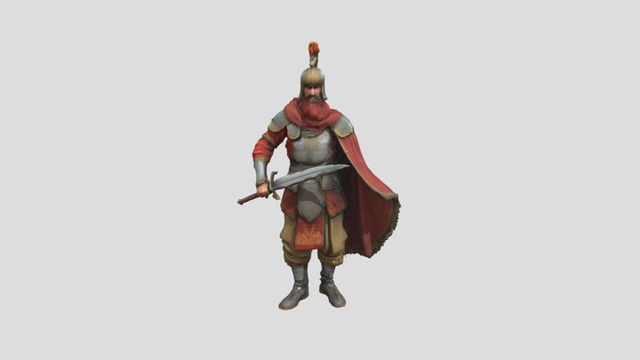 ottoman warrior 3D Model