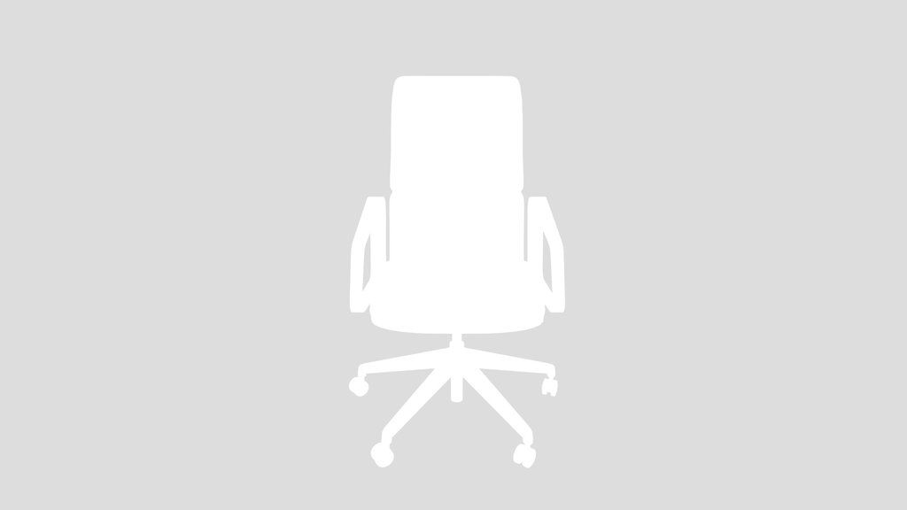 Las Lead Middle Chair White Leather