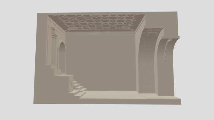 Arab Room Half 3D Model