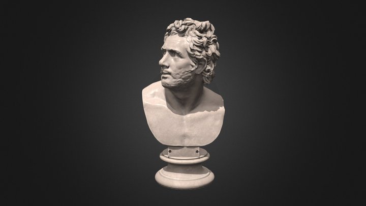 Roman Bust 3D Model