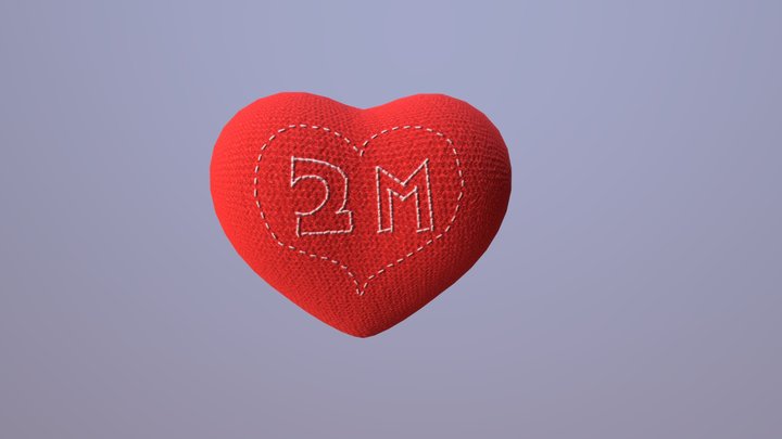 Heart Fabric for Jazive 3D Model