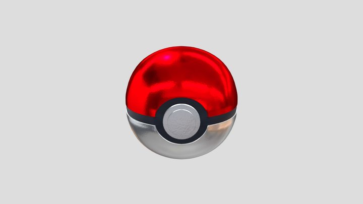 Pokeball 3D Model