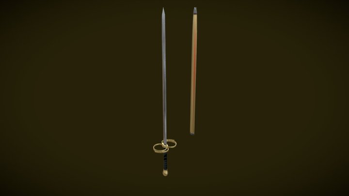 Justice Sword 3D Model