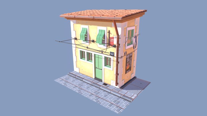 Lisbon House 3D Model