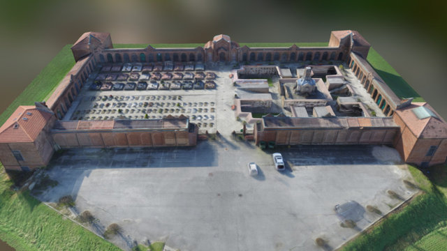 Cimitero monumentale di Rivarolo Mantovano (MN) 3D Model