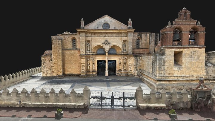 Catedral Primada de América - Rep. Dominicana 3D Model