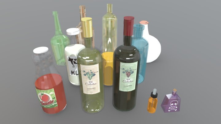 bottles 3D Model