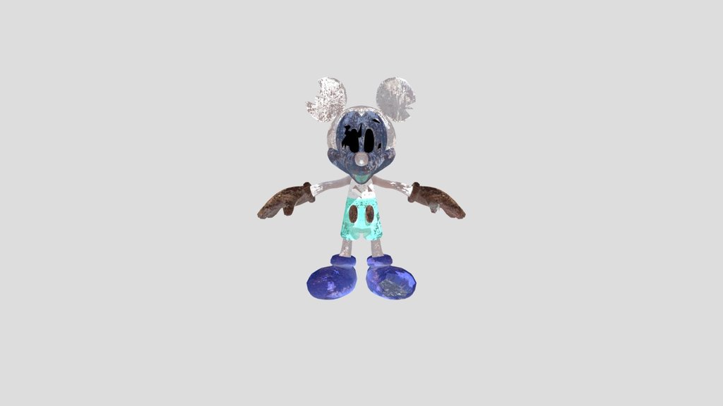 Corroded Photo-Negative Mickey