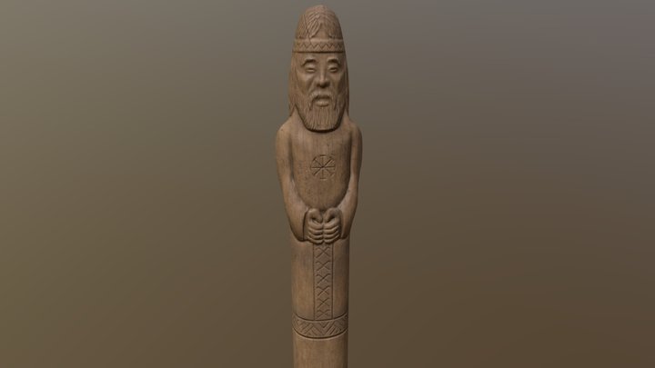 Idol lowpoly 3D Model